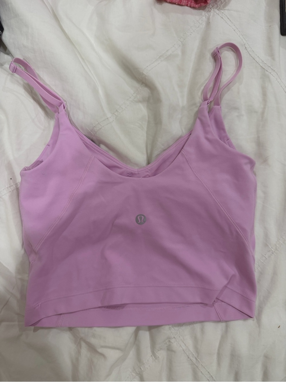 Lululemon align cropped cami top in rose blush
